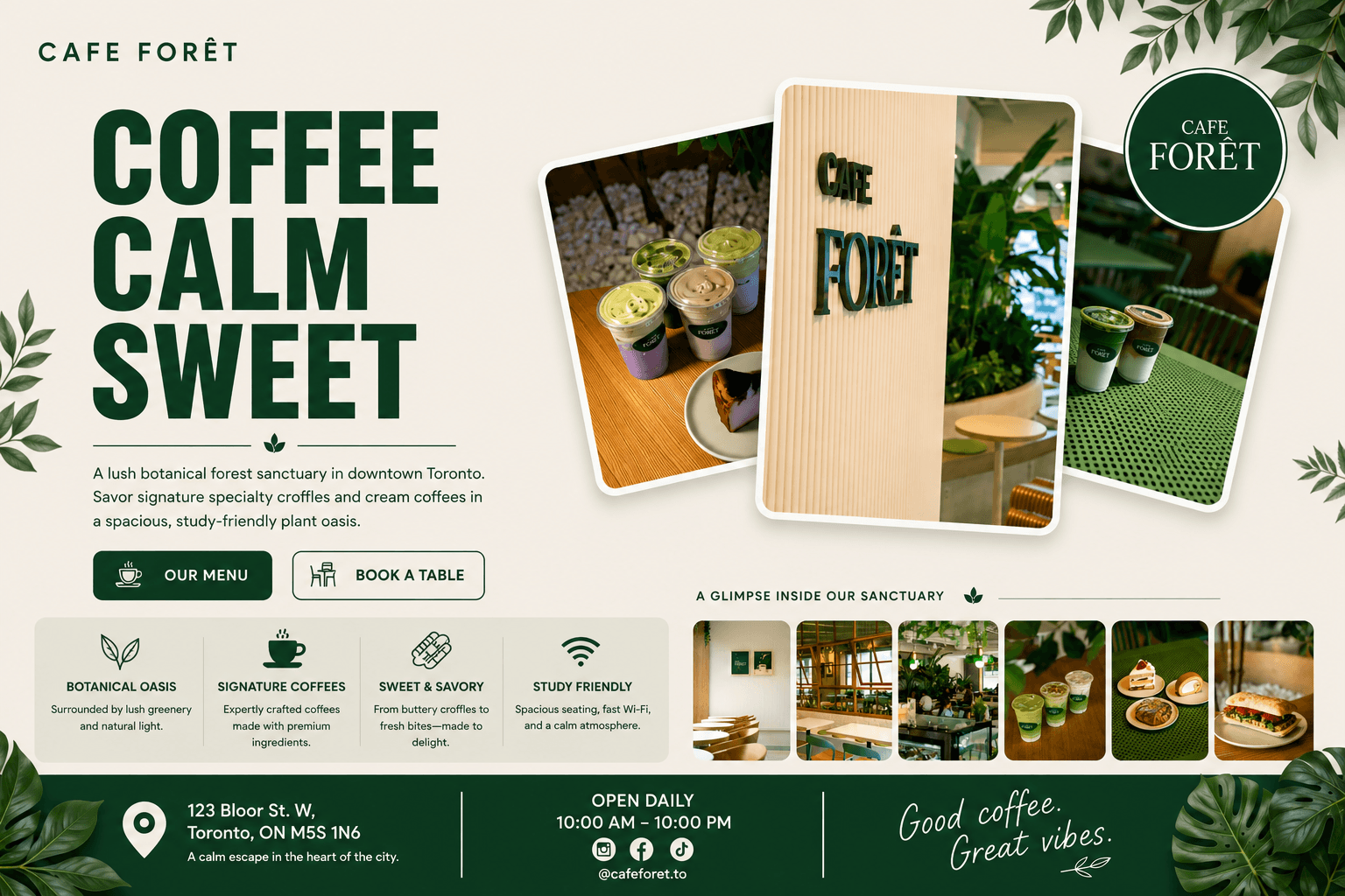 Cafe Forêt - Premium Café & Restaurant Website